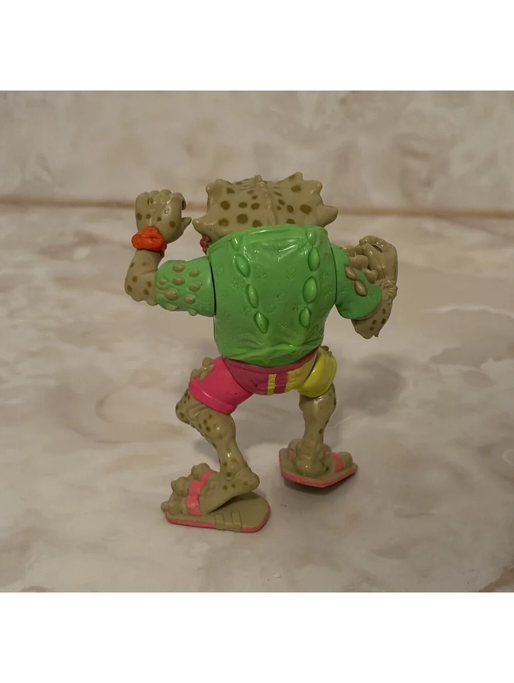 Vintage 1990 Teenage Mutant Ninja Turtles TNMT Napoleon Bonafrog Action Figure